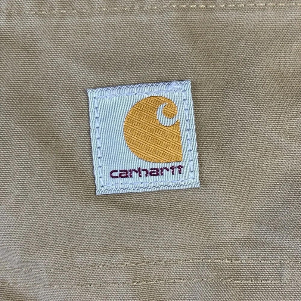 Carhartt Shorts Mens 42 Brown Y2K Canvas Carpenter Cargo Utility Workwear B147‎
